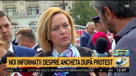 Ministrul de Interne, informații despre ancheta după protestul din 10 august