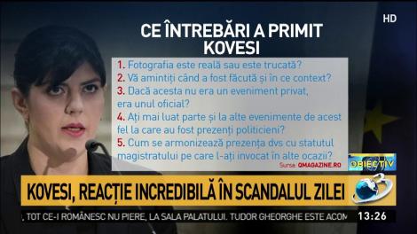 Reacţia Laurei Codruţa Kovesi în scandalul zilei