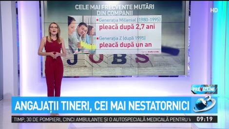 Angajaţii tineri, cei mai nestatornici