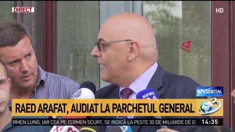 Declaraţia lui Raed Arafat după audieri