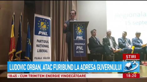 Ludovic Orban, atac furibund la adresa Guvernului