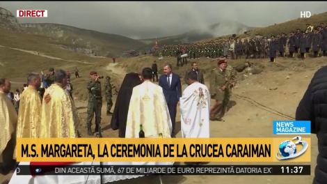 Majestatea Sa Margareta, la ceremonia de la Crucea Caraiman