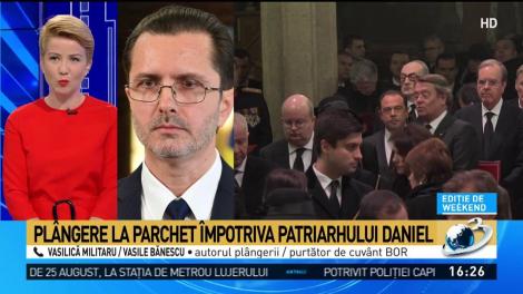 Pl&acirc;ngere la Parchet &icirc;mpotriva Patriarhului Daniel