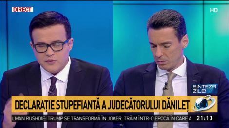 Declarație stupefiantă a judecătorului Dănileț