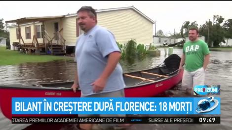 Bilanţ în creştere după furtuna tropicală Floerence: 18 morţi