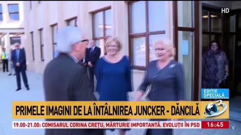 Primele imagini de la &icirc;nt&acirc;lnirea Junker-Dăncilă