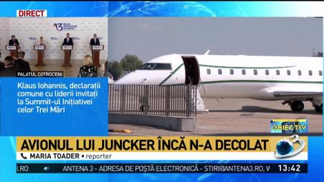 Avionul lui Juncker nu a decolat. Surse: Are probleme la motor