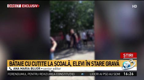 Atac cu cuțite la un liceu bucureștean
