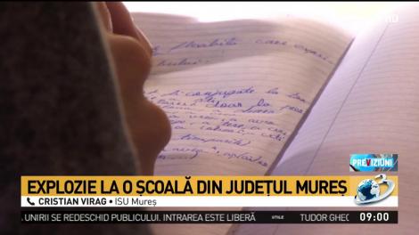 Explozie puternică la o şcoală din judeţul Mureş