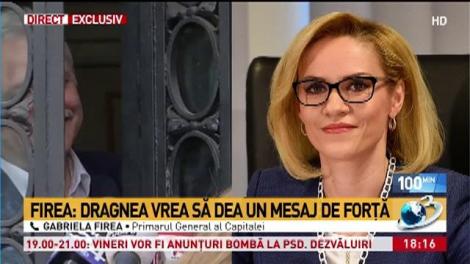 Gabriela Firea, un nou atac la Liviu Dragnea