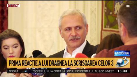 Prima reacție a lui Liviu Dragnea la scrisoarea în care i se cere demisia