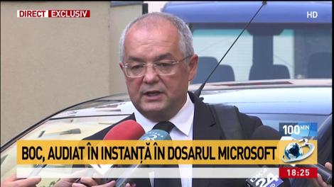 Emil Boc, audiat &icirc;n dosarul Microsoft: &bdquo;Am prezentat instanței tot ceea ce am știut&rdquo;