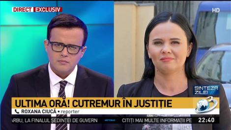 Sinteza zilei. Cutremur în justiție