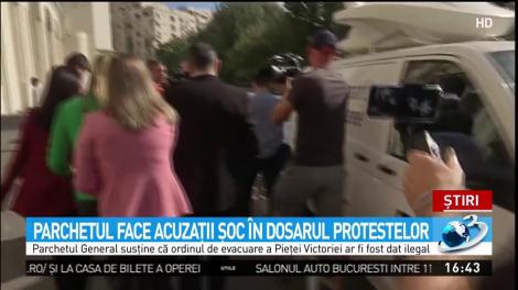 Circ la Parchetul General &icirc;n dosarul protestelor