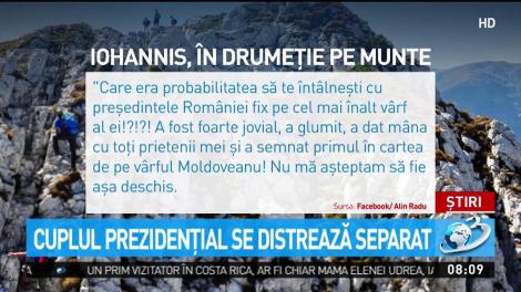 Imagine-surprinză cu Klaus Iohannis. Ce face Președintele în plin scandal politic