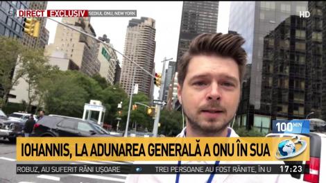Exclusiv! Imagini în direct din New York de la sediul ONU. Ce face Iohannis în SUA