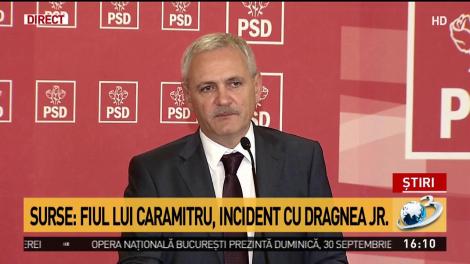 Liviu Dragnea, despre incidentul fiului său: &bdquo;A fost agresat de mai multe ori și a decis să depună pl&acirc;ngere&rdquo;