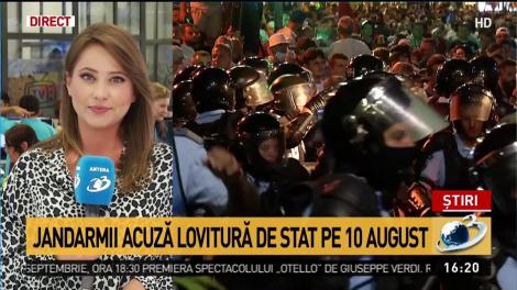 Jandarmii acuză lovitură de stat pe 10 august