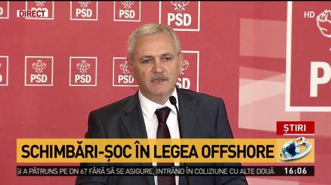 Liviu Dragnea despre legea offshore: Statul rom&acirc;n va avea aceleaşi beneficii majore