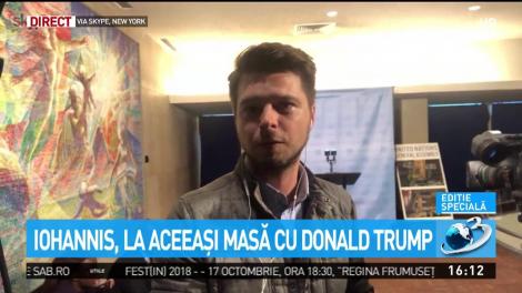 Iohannis, la aceeaşi masă cu Donald Trump