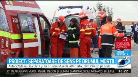 Proiect: Separatoare de sens pe drumul morţii