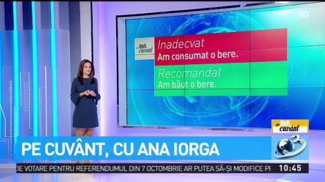 De ce nu este corect &rdquo;servim masa&rdquo;