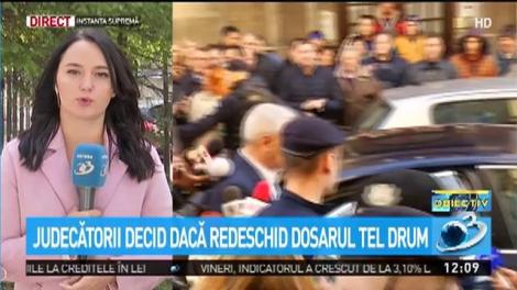 Judecătorii decid, miercuri, dacă redeschid dosarul Tel Drum