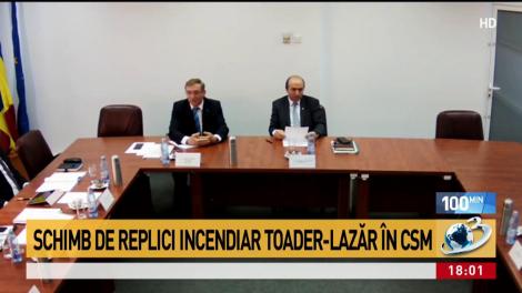 Schimb dur de replici &icirc;ntre Toader-Lazăr
