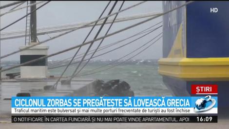 Ciclonul Zorbas ajunge până în România