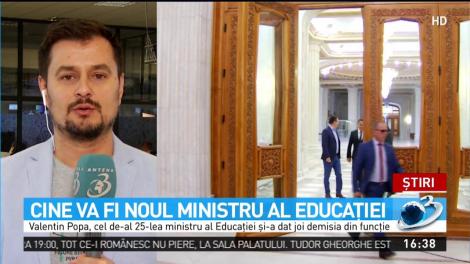 Cine va fi noul ministru al Educaţiei