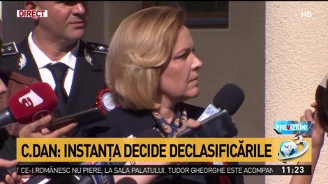 Carmen Dan, răspuns pentru Augustin Lazăr. De ce nu sunt declasificate documentele din 10 august