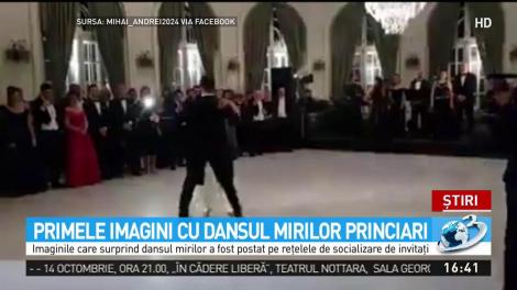 De poveste! Primele imagini de la dansul fostului principe Nicolae cu Alina Binder la nunta lor - VIDEO