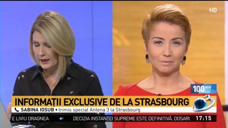 Sabina Iosub, în direct de la Strasbourg. În trei ore începe dezbaterea despre România