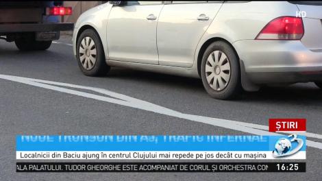 Trafic infernal pe sectorul Gilău-Nădăşelu, parte a autostrăzii A3