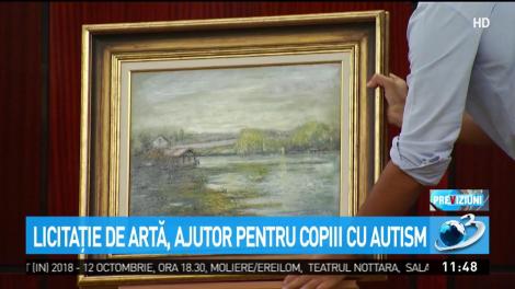 Licitaţie de artă, ajutor pentru copiii cu autism