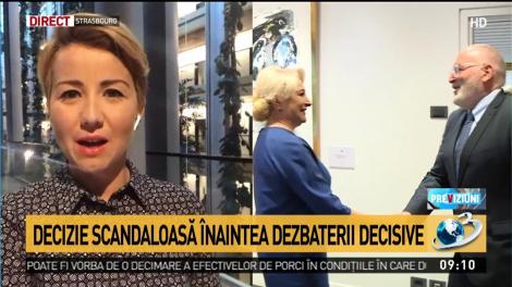 Sabina Iosub, în direct de la Strasbourg