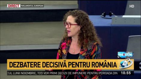 Sophie Intveld, către Viorica Dăncilă: Sunt dezamăgită de discursul dumneavoastră