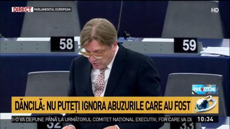 Viorica Dăncilă, criticată dur de Guy Verhofstadt