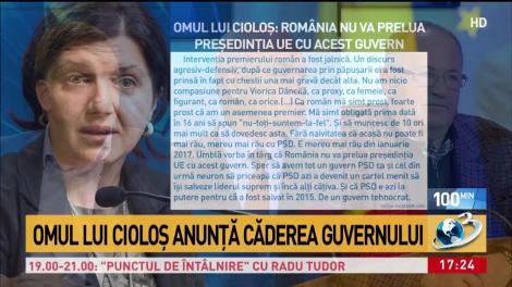 Omul lui Cioloș anunță căderea Guvernului