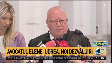 Avocatul Elenei Udrea, noi dezvăluiri