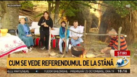 Cum se vede referendumul la o st&acirc;nă de pe Valea Doftanei