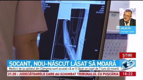 Şocant, nou-născut lăsat să moară