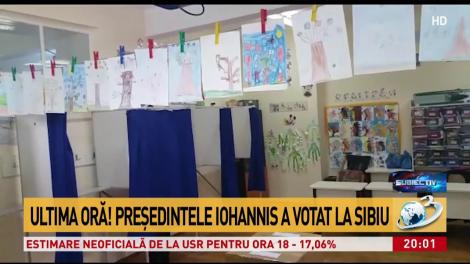 REFERENDUM FAMILIE 2018. Preşedintele Klaus Iohannis a votat la Sibiu