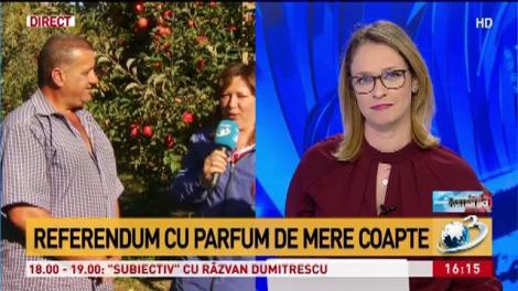 Referendum cu parfum de mere coapte