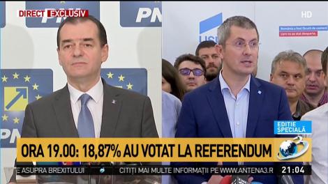 Ludovic Orban, atac dur la adresa lui Liviu Dragnea: Nu a existat niciun fel de campanie pe tema referendumului