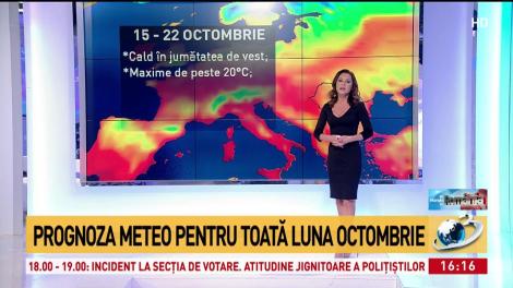 Prognoza meteo pentru luna octombrie