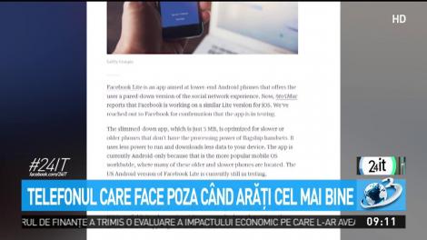 Telefonul care face poza când arăţi cel mai bine