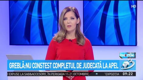 Toni Greblă, la &Icirc;nalta Curte: &bdquo;Nu contest completul de judecată la apel&rdquo;