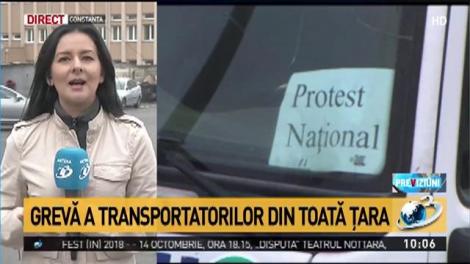 Transportatorii intră &icirc;n grevă generală. Milioane de rom&acirc;ni sunt afectați