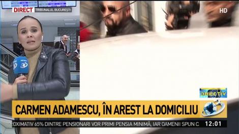 Carmen Adamescu a fost plasată &icirc;n arest la domiciliu
